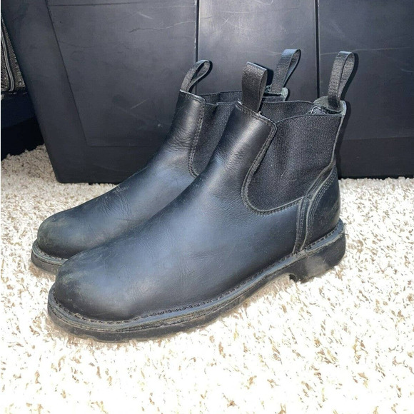 Danner Lookout Station Office 6” Pull On Slip Resistant Ankle Boots Sz 9 - Picture 1 of 9